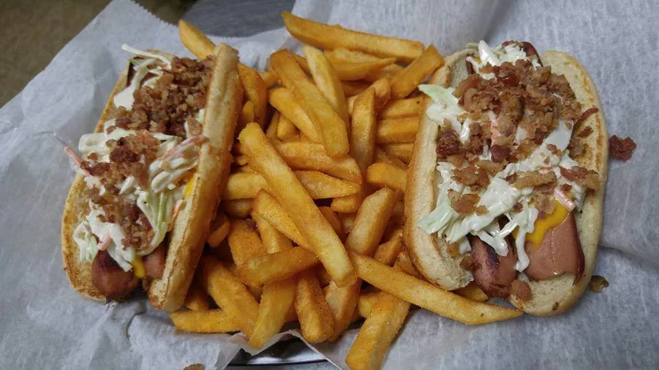 Bacon Slaw Dogs