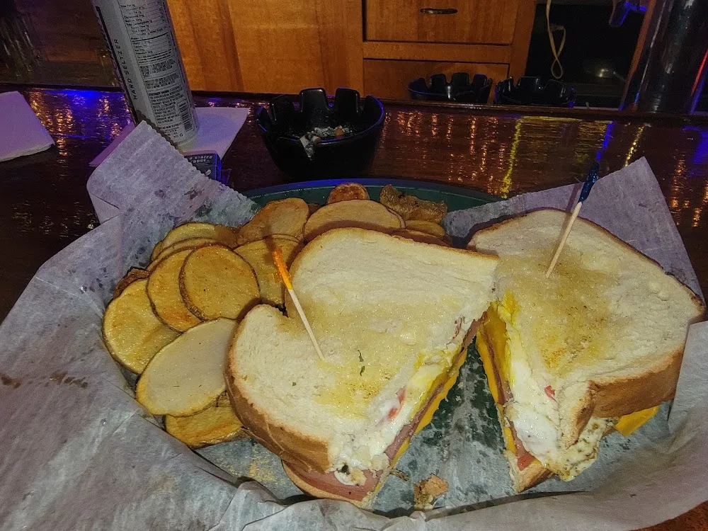 Fried Bologna Sandwich