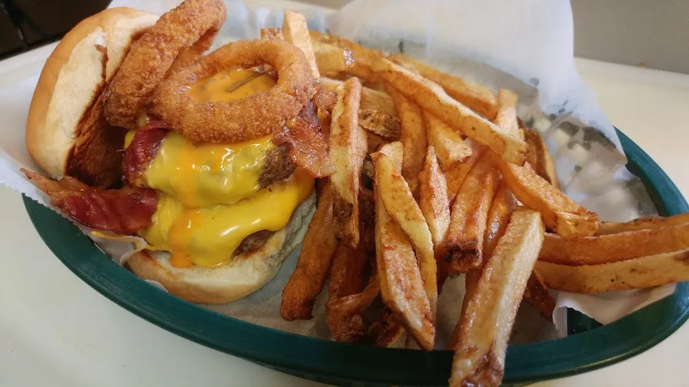 Onion Rings with French Fries